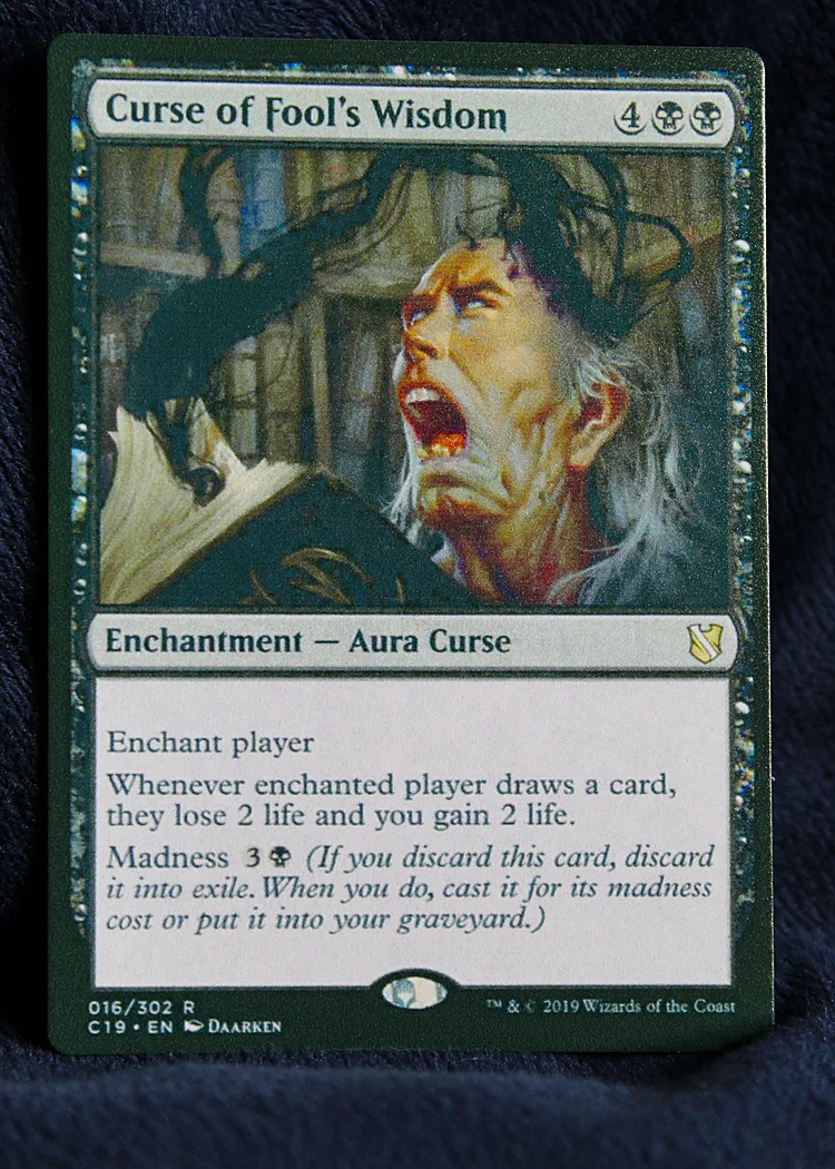 Finished proxy card