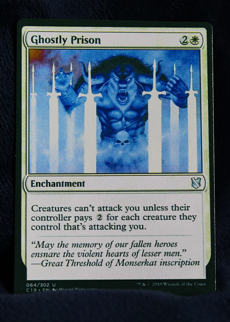 Finished proxy card